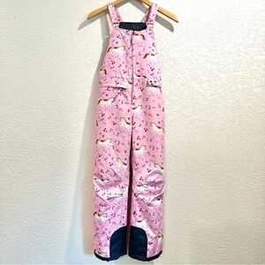 Arctix Kids Snow Bibs ⛄️ Ski ⛷️ Snowboard 🏂 Sledding 🛷 Pink Unicorn Design